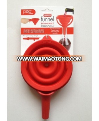 folding silicone funnel